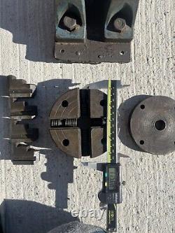 Pratt 4.5 (115 mm) 4-Jaw Lathe Chuck with Pulley and draw bar MADE IN ENGLAND