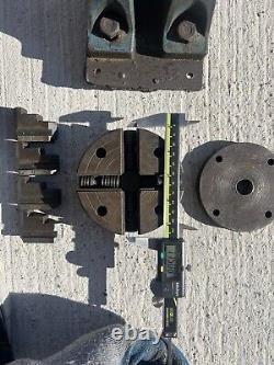 Pratt 4.5 (115 mm) 4-Jaw Lathe Chuck with Pulley and draw bar MADE IN ENGLAND