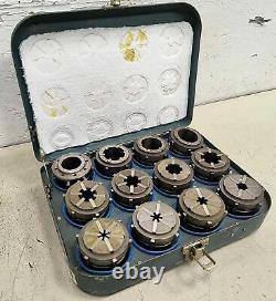 Pratt Burnerd 12 Pc EC MultiSize Chuck Collet Set. EC2-EC13 1/8- 1.5