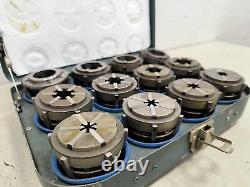 Pratt Burnerd 12 Pc EC MultiSize Chuck Collet Set. EC2-EC13 1/8- 1.5