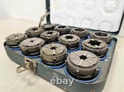 Pratt Burnerd 12 Pc EC MultiSize Chuck Collet Set. EC2-EC13 1/8- 1.5
