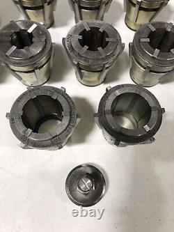 Pratt Burnerd Multisize Collet Set EC2 EC13 Lathe Lot Metric Chuck Plug Stop