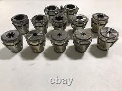 Pratt Burnerd Multisize Collet Set EC2 EC13 Lathe Lot Metric Chuck Plug Stop