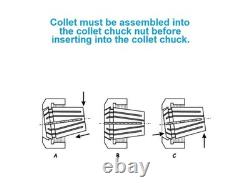 Precision 80MM ER-32 Collet Chuck with. 0016 Concentricity Wrench Included