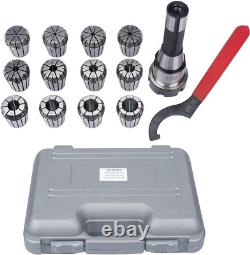 R8 Taper ER32 Collet Set, R8 ER32 Collet Holder Chuck Kit with 12 PCS Collets 0