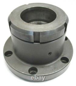 RIKEN AD-65 CNC COLLET CHUCK LATHE NOSEPIECE with PLAIN BACK MOUNT #SAD-65