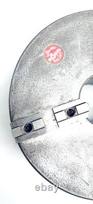 ROHM 8 3-Jaw LATHE CHUCK No. 3762 Forged Steel with D1-5 Mount VERY GOOD USA