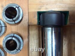 Riken Seiki BS12 Size M. M Collet Chuck Tool Set Box Metal Working Lathe