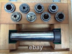 Riken Seiki BS12 Size M. M Collet Chuck Tool Set Box Metal Working Lathe