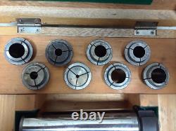 Riken Seiki BS12 Size M. M Collet Chuck Tool Set Box Metal Working Lathe