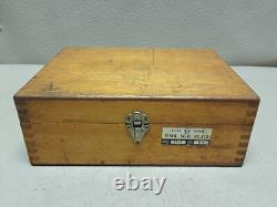 Riken Seiki BS12 Size M. M Collet Chuck Tool Set Box Metal Working Lathe