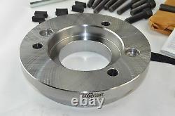 Rohm 10 6 jaw Self Centering Lathe Chuck A2-6 Mount Adapter 163773 ZSU HI-TRU