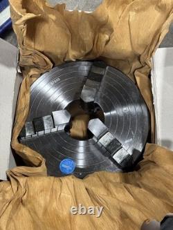 Rohm 3 Jaw 12-1/2 Centering Manual Lathe Chuck, forged steel, ES 315/3. OGT