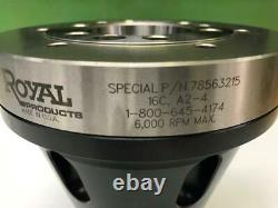 Royal Products Accu-Length 16C CNC Lathe Collet Chuck- Brand New