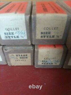 SET OF NEW AMES COLLETS lathe collet Style 5/8 3 AM