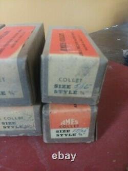 SET OF NEW AMES COLLETS lathe collet Style 5/8 3 AM