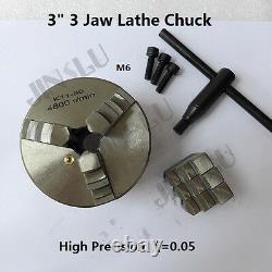 Sanou 3 3 Jaw Lathe Chuck K11-80 Self Centering M6 Inside Outside Jaws