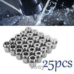 Set/25pcs ER32 Spring Collet Set For CNC Milling Lathe Machine 1/8-13/16