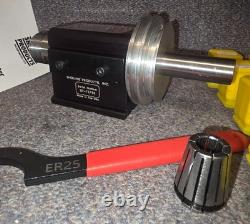 Sherline Lathe Mill ER25A ABEC5 Headstock Large 1/2 Spindle 3C 5C +27pc Collets
