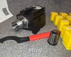 Sherline Lathe Mill ER25A ABEC5 Headstock Large 1/2 Spindle 3C 5C +27pc Collets