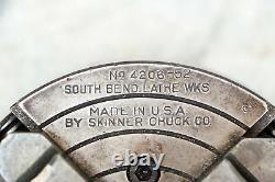 Skinner Chuck Co. 4 Jaw Chuck South Bend Lathe WKS 4206-52 scroll chuck