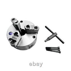 Solid Jaws 6 3 Jaw Self Centering Scroll Lathe Chucks Milling Lathing Machine