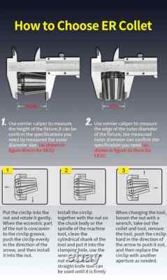 Spring Collet High Precision Chuck for CNC Engraving Machine Milling Lathe Tool