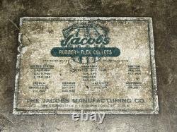 Surplus Lot Of Jacobs Rubber Flex Collets From Monarch Lathe