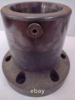 UNBRANDED 4 COLLET NOSE CONE LATHE CHUCK INDEXER With8-1/2 FLANGE CAST IRON