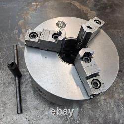 Universal 10 3-Jaw Lathe Chuck D1-8 Mount 2-Piece Jaws 3.15 Center Hole