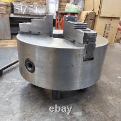 Universal 10 3-Jaw Lathe Chuck D1-8 Mount 2-Piece Jaws 3.15 Center Hole