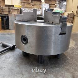 Universal 10 3-Jaw Lathe Chuck D1-8 Mount 2-Piece Jaws 3.15 Center Hole