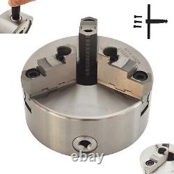 Universal 3-JawMechanical Chuck UsedOnSmall&Medium DIY Lathe Clamping Workpieces