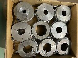 Used Flex-E-On Collets (Various Sizes) Set Of 17 Machinist Lathe Collets