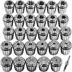 VEVOR Precision ER40 Collet Set 29PCs Collet Chuck 1/8-1 for CNC Milling Lathe