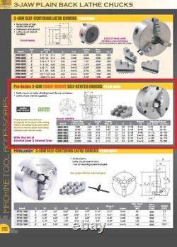 Vertex 5 3-jaw Front Mount Lathe Chuck 2 Sets Of Jaws (3800-5821)