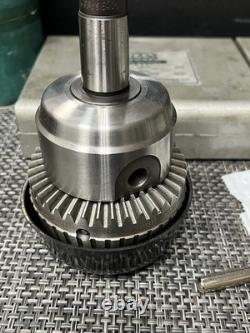 Vintage Jacobs No. 96-05 Rubber-Flex Collet Chuck MT3/Collet Set 1/16 to 1-3/8