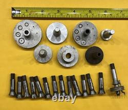 Vintage Watchmakers 8mm Lathe Collet Chucks Pin Center (570)