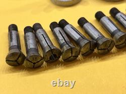 Vintage Watchmakers 8mm Lathe Collet Chucks Pin Center (570)