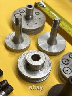 Vintage Watchmakers 8mm Lathe Collet Chucks Pin Center (570)