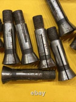 Vintage Watchmakers 8mm Lathe Collet Chucks Pin Center (570)