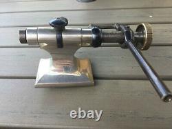 WATCHMAKERS LEINEN WW 82/83 LATHE 8mm Drawbar Collet Lever Drilling Tailstock