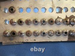 Watchmaker Estate MASSIVE Vintage Lathe Collets & Chucks Lot OVER 100 Pieces