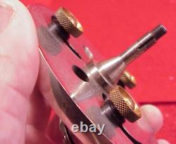 Watchmaker J HOUGHTON USA Lathe 6 MM Collet 3 JAW Face Plate Chuck 3 1/2 INCH