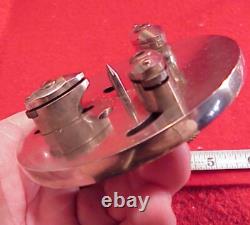 Watchmaker J HOUGHTON USA Lathe 6 MM Collet 3 JAW Face Plate Chuck 3 1/2 INCH