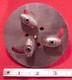 Watchmaker J HOUGHTON USA Lathe 8 MM Collet 3 JAW Face Plate Chuck 3 1/2 INCH