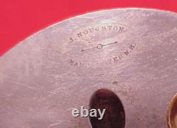 Watchmaker J HOUGHTON USA Lathe 8 MM Collet 3 JAW Face Plate Chuck 3 1/2 INCH