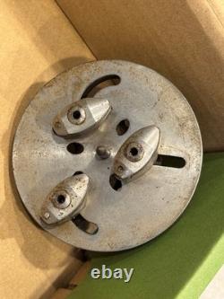 Watchmaker J HOUGHTON USA Lathe 8 MM Collet 3 Jaw Face Plate Chuck