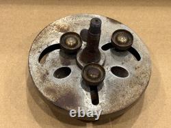 Watchmaker J HOUGHTON USA Lathe 8 MM Collet 3 Jaw Face Plate Chuck