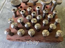 Watchmaker Jeweler Lathe Collets Lot Set Block Holder Tool Chuck Dale Starrett
